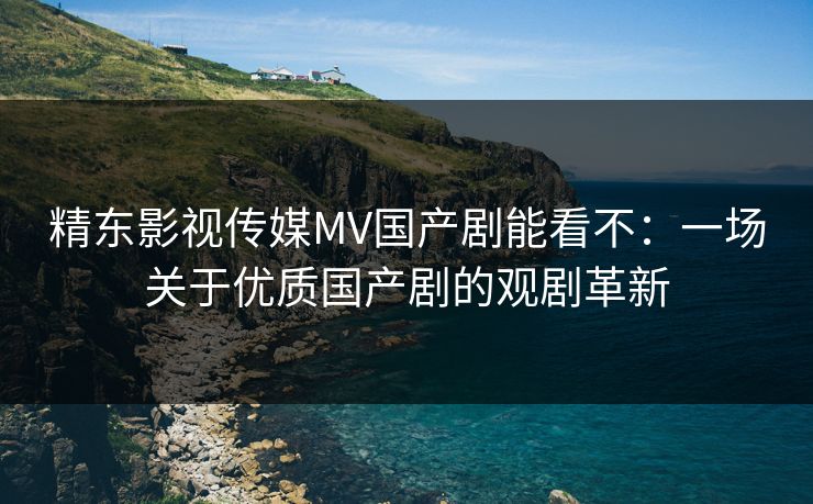 精东影视传媒MV国产剧能看不：一场关于优质国产剧的观剧革新